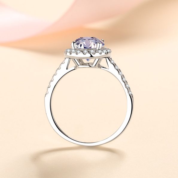 Oval Moissanite Ring
