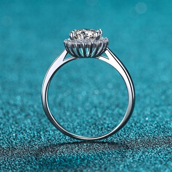 1 ct Sunflower Engagement Ring