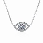 Brilliant Eye Moissanite Pendant