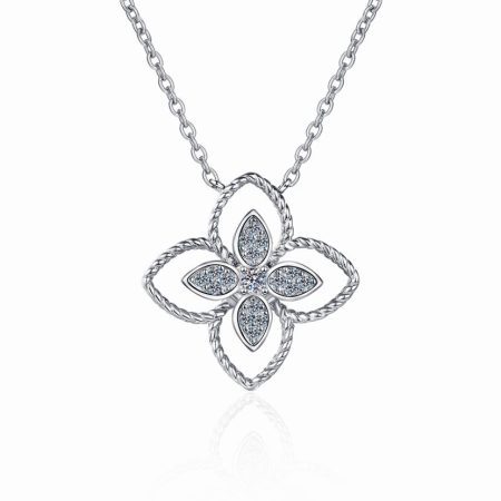 Clover Moissanite Necklace