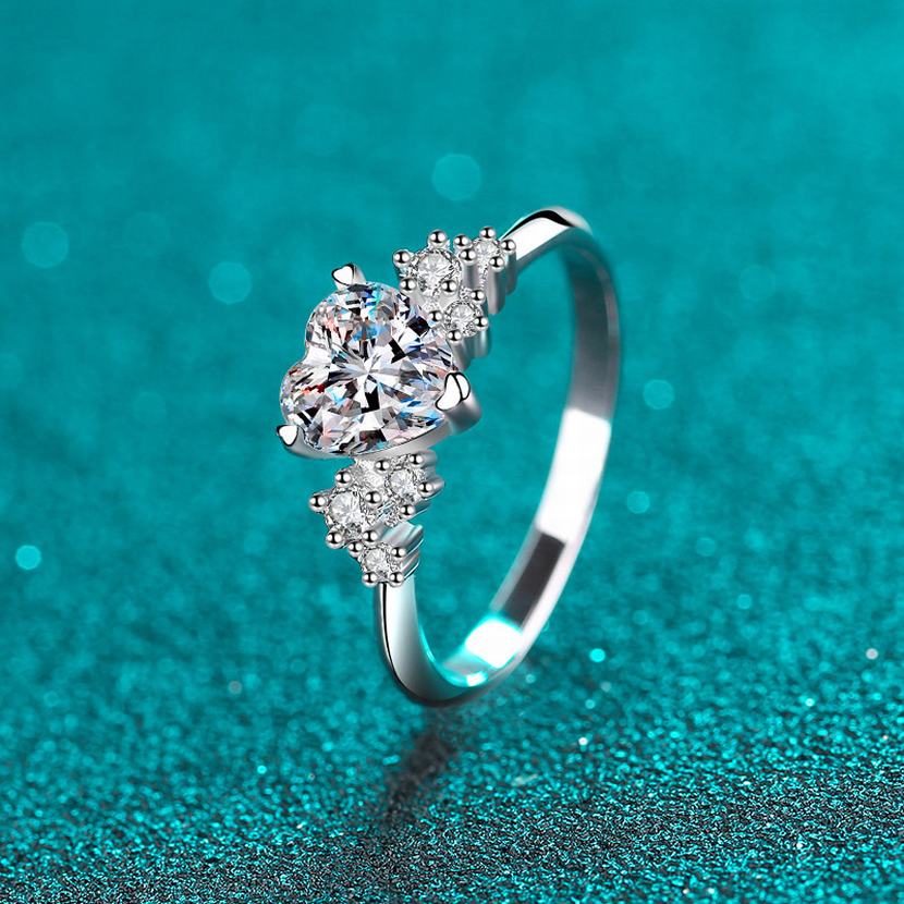 I heart moissanite sales