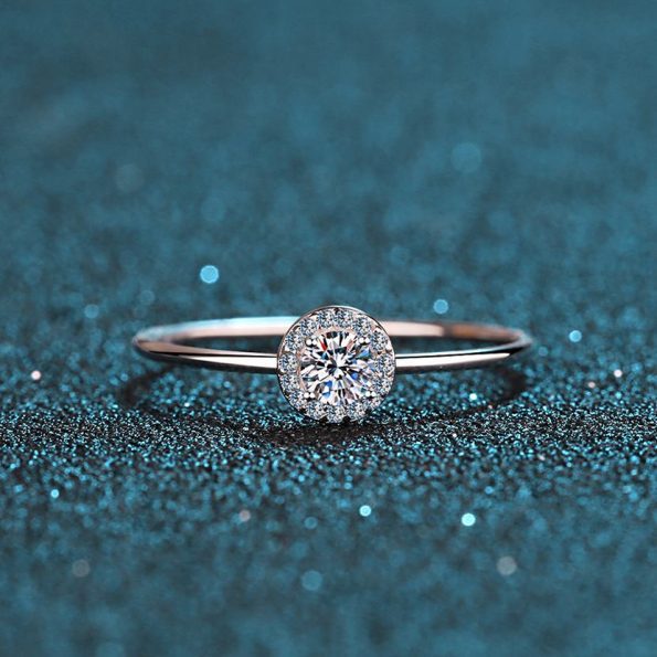 Double Halo Wedding Ring