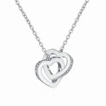 Double Heart Moissanite Necklace