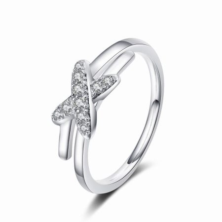 Interwined Moissanite Ring