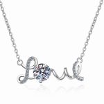 Love Moissanite Necklace