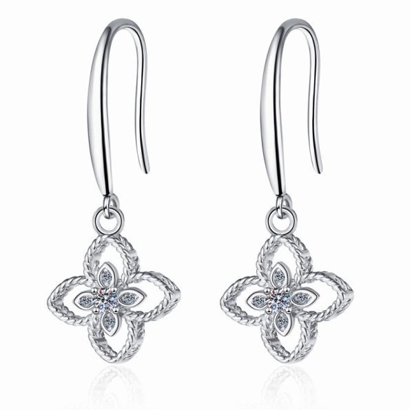 Magnolia Moissanite Earrings