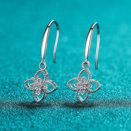 Magnolia Moissanite Earrings