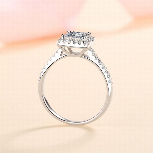 Princess Moissanite Ring