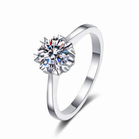 Prong Solitaire Moissanite Ring