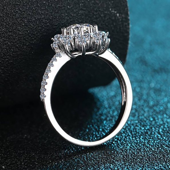 Rosa Moissanite Engagement Ring