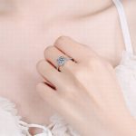 cushion-encircled-round-moissanite-ring-1