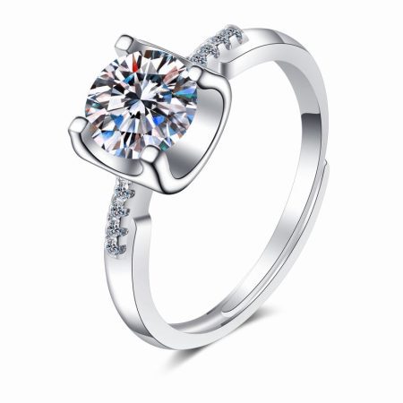 Elevate Prong Moissanite Engagement Ring