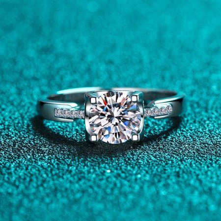 Elevate Prong Moissanite Engagement Ring