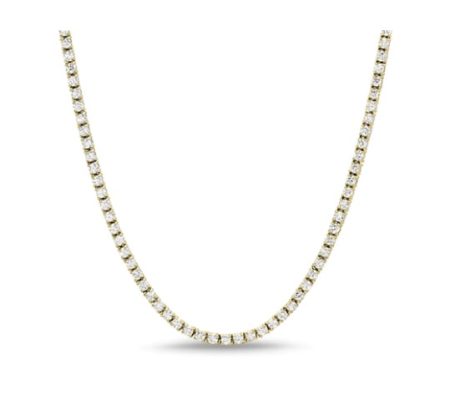Prong Moissanite Tennis Necklace