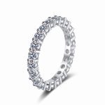 Shared Prong Eternity Band