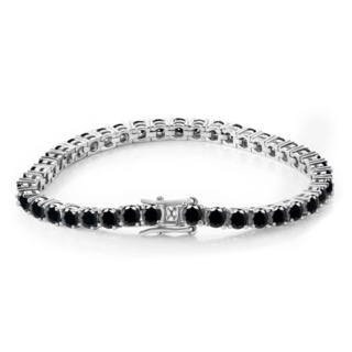 Black Moissanite Tennis Bracelet 3MM