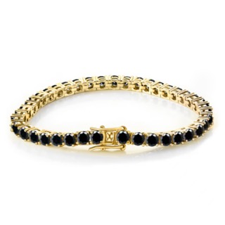 Black Moissanite Tennis Bracelet 3MM