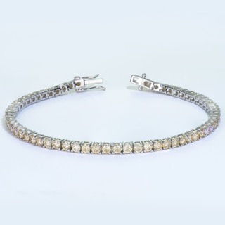 Champagne Moissanite Tennis Bracelet 3MM