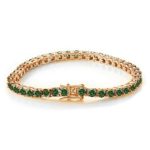 emerald-green-moissanite-tennis-bracelet-1